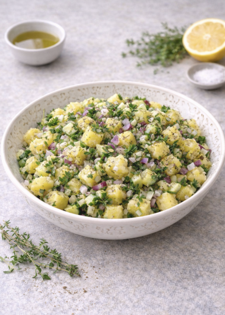 Kartoffel-Thymian-Salat – Klassisch, frisch & aromatisch