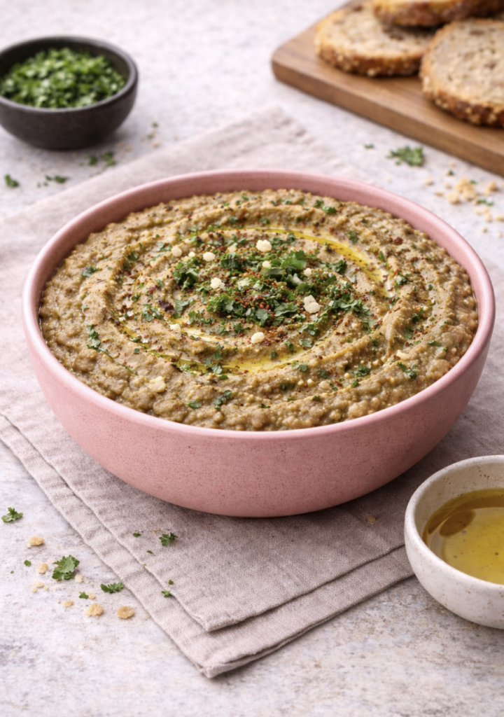 Linsen-Koriander-Dip – Proteinreich, würzig und orientalisch
