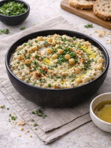 Musabaha – Orientalischer Kichererbsen-Dip wie im Libanon