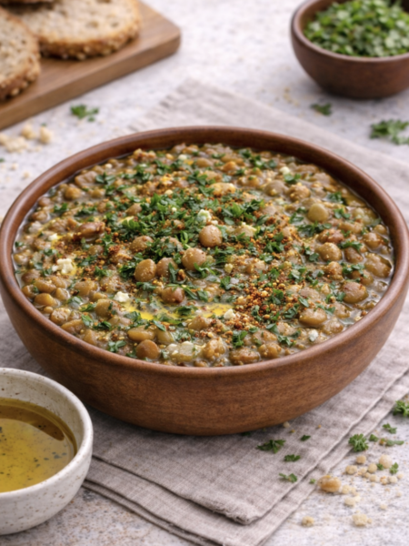 Foul Medammes – Orientalischer Dicke-Bohnen-Dip wie im Nahen Osten