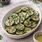 Gegrillte Zucchini mit Zitronensaft – Schnell, leicht & mediterran