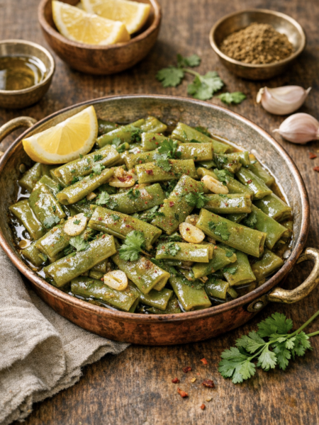 Stangenbohnen mit Olivenöl – Orientalisch, gesund & einfach zubereitet