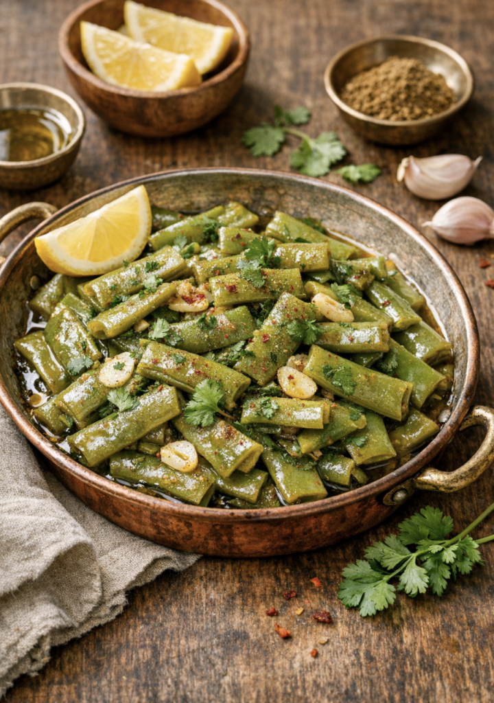 Stangenbohnen mit Olivenöl – Orientalisch, gesund & einfach zubereitet