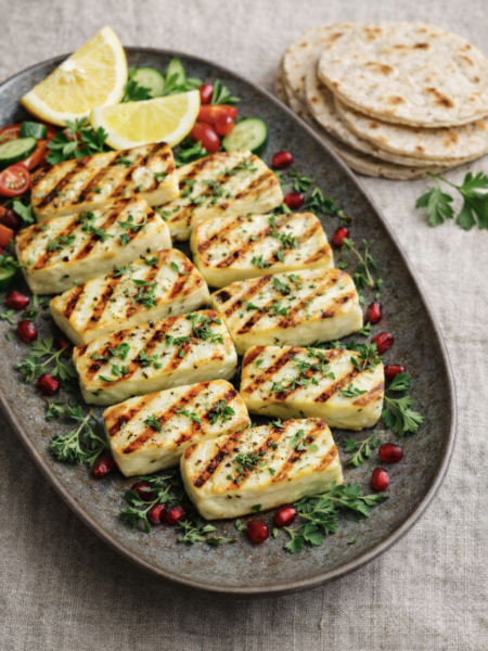 Gegrillter Halloumi mit Kräutern – Knusprig, schnell & mediterran