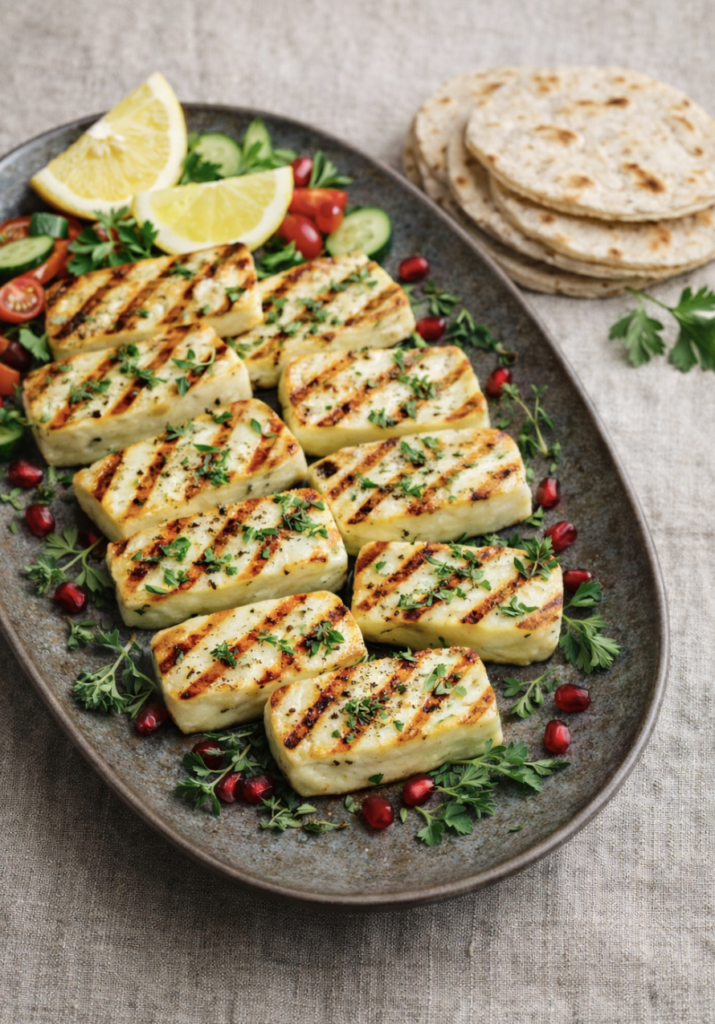 Gegrillter Halloumi mit Kräutern – Knusprig, schnell & mediterran
