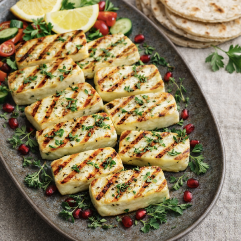Gegrillter Halloumi mit Kräutern – Knusprig, schnell & mediterran