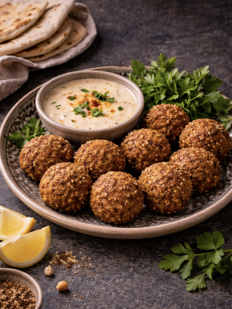 Falafel – Knusprige Kichererbsenbällchen wie im Orient