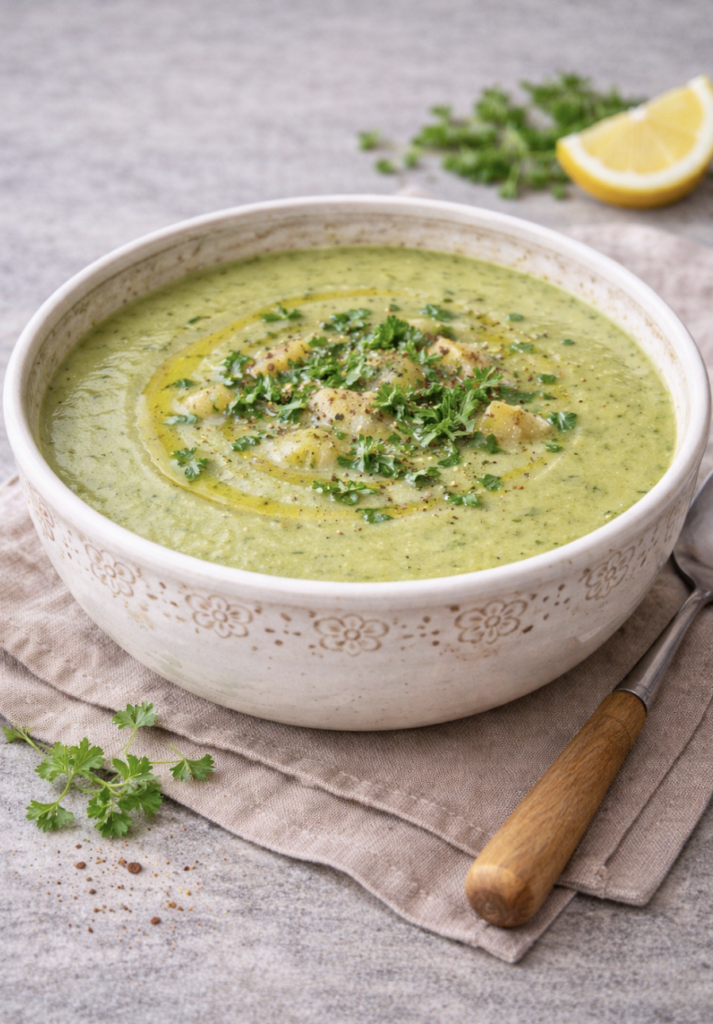 Spinat-Kartoffel-Suppe – Cremig, gesund & einfach gemacht