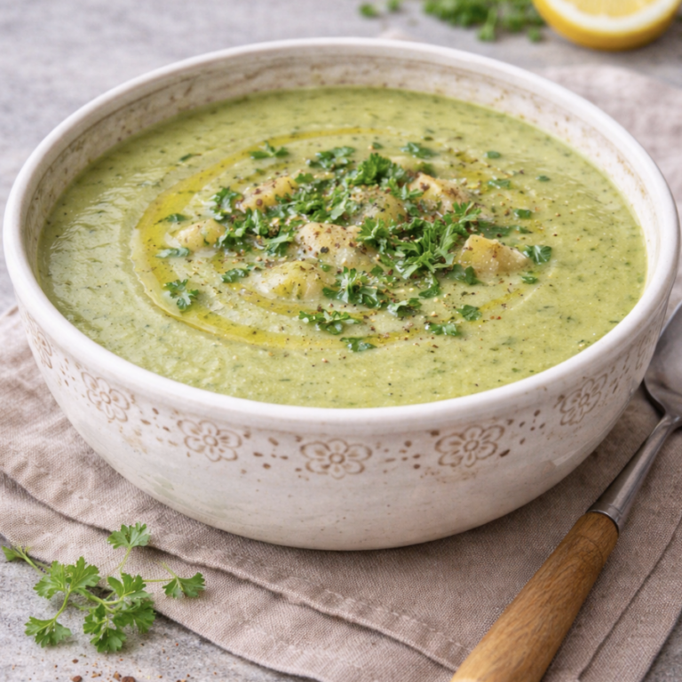 Spinat-Kartoffel-Suppe – Cremig, gesund & einfach gemacht