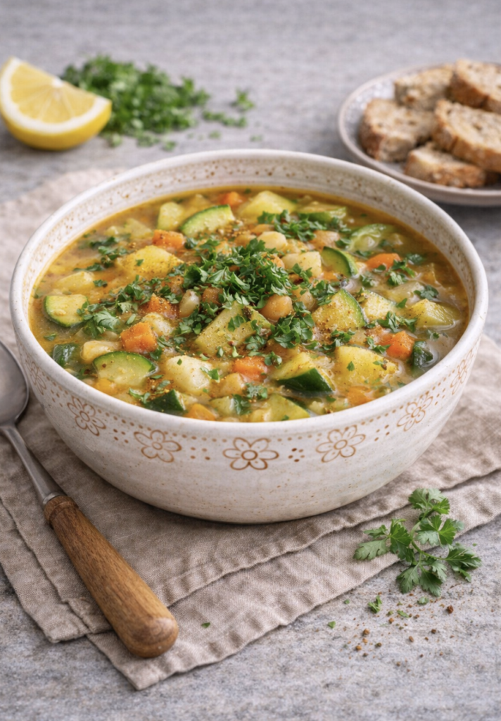 Orientalische Gemüsesuppe – Gesund, würzig & einfach gemacht