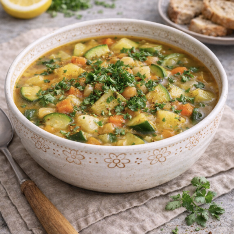 Orientalische Gemüsesuppe – Gesund, würzig & einfach gemacht