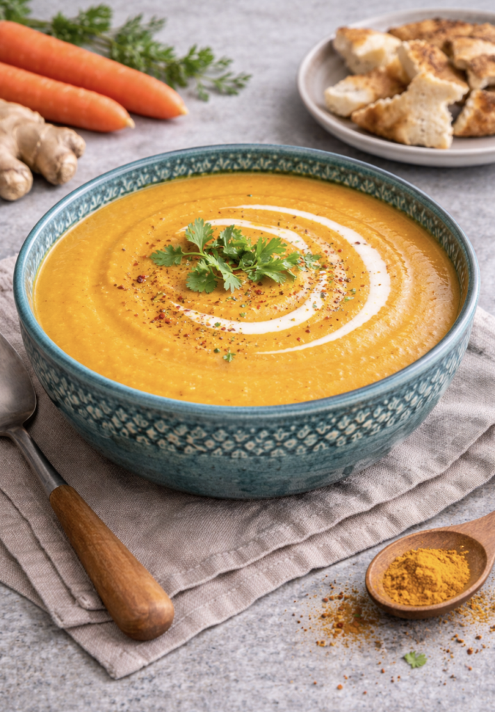 Karotten-Ingwer-Suppe – Cremig, gesund & wärmend