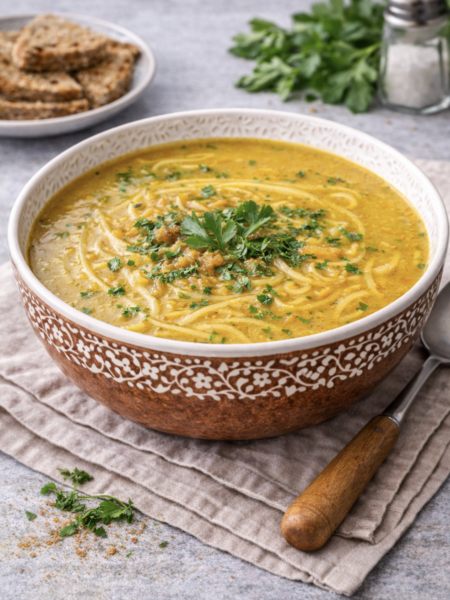 Orientalische Nudelsuppe – Schnell, einfach & wärmend