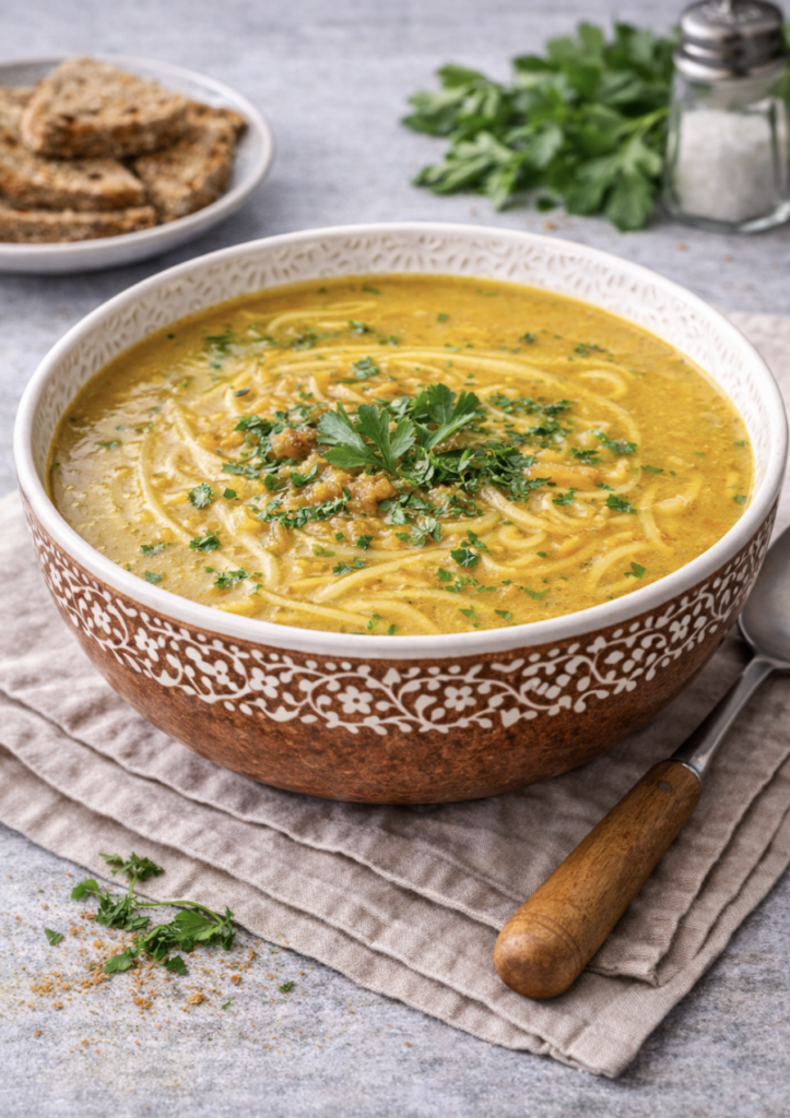 Orientalische Nudelsuppe – Schnell, einfach & wärmend