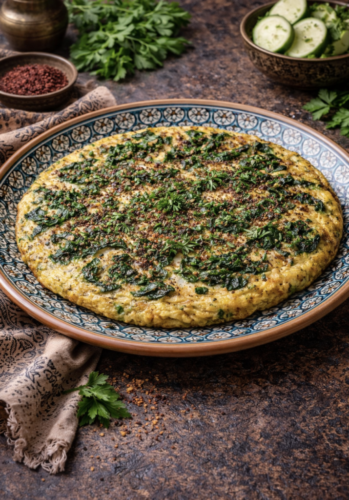 Spinat-Omelett mit Sumach – Gesundes Rezept mit frischem Spinat & Eiern