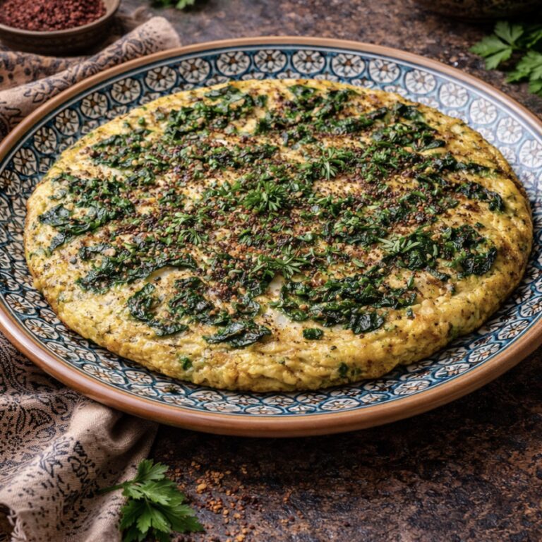 Spinat-Omelett mit Sumach – Gesundes Rezept mit frischem Spinat & Eiern