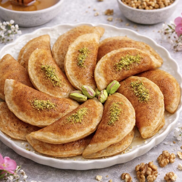 Atayef mit Walnüssen – Orientalische gefüllte Pfannkuchen einfach selber machen
