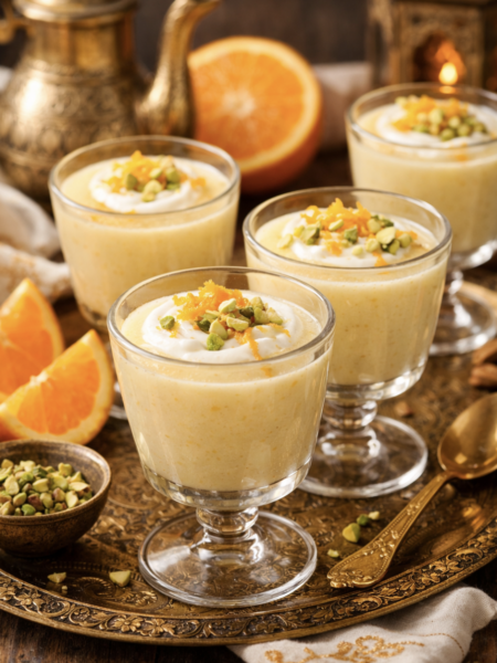 Orangen-Grieß-Dessert im Glas – Cremig, frisch und schnell gemacht