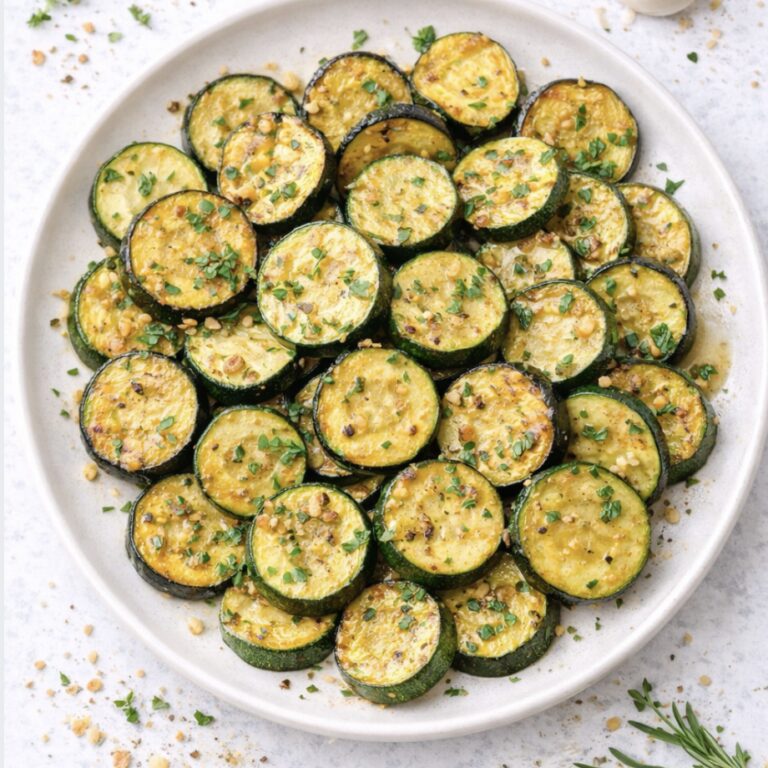 Marinierte Zucchini mit Kräutern – Leichtes mediterranes Antipasti Rezept