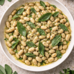 Weiße Bohnen mit Salbei und Olivenöl – Einfaches italienisches Antipasti Rezept