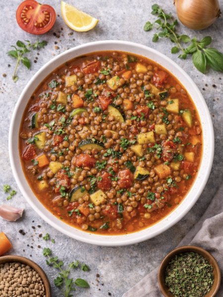 Linsen-Gemüse-Eintopf – Gesundes & sättigendes Rezept einfach gemacht