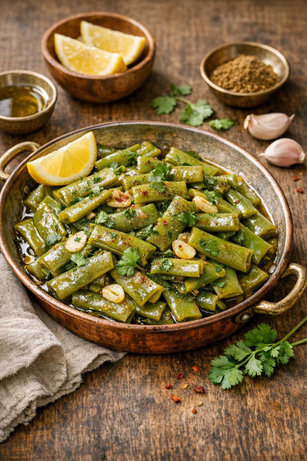 Stangenbohnen mit Olivenöl – Orientalisch, gesund & einfach zubereitet