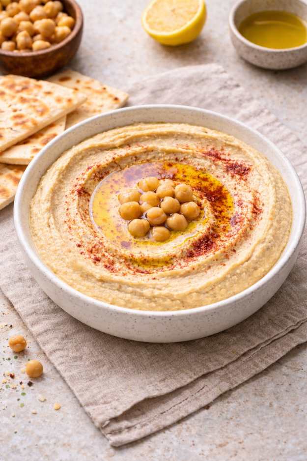 Hummus – Cremige Kichererbsencreme wie im Orient
