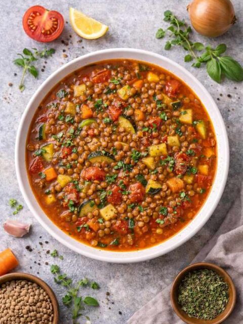 Linsen-Gemüse-Eintopf – sättigendes Rezept einfach gemacht