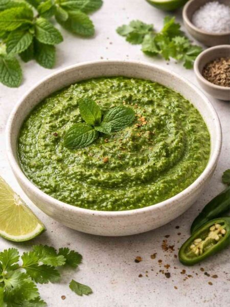 Mint Chutney – Rezept (Pudina Chutney)