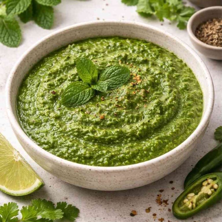 Mint Chutney – Rezept (Pudina Chutney)