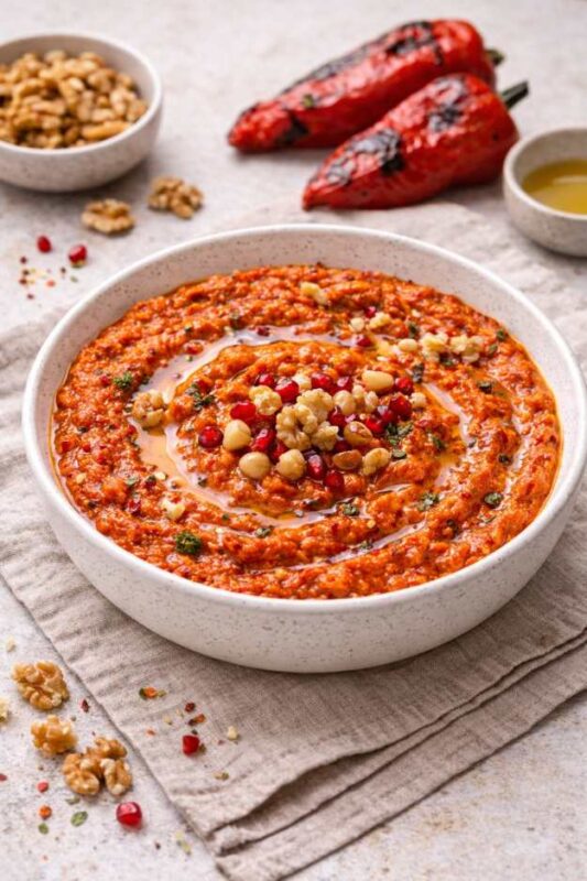 Muhammara – Paprika-Walnuss-Dip wie im Orient