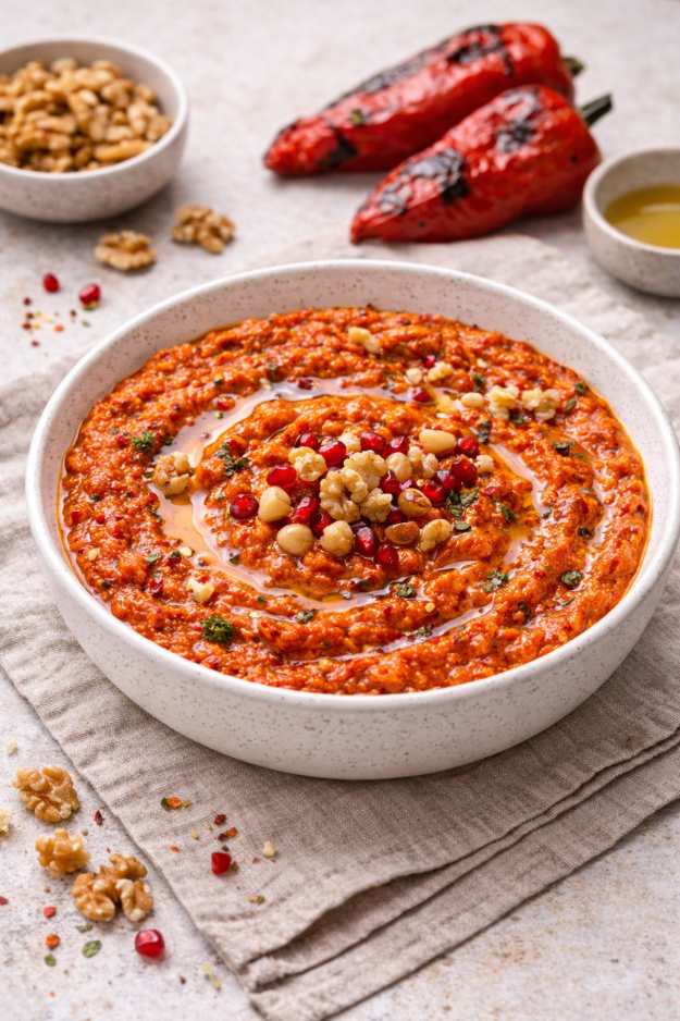 Muhammara – Paprika-Walnuss-Dip wie im Orient