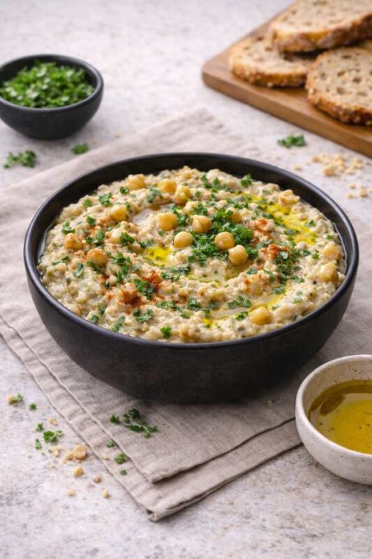 Musabaha – Orientalischer Kichererbsen-Dip wie im Libanon