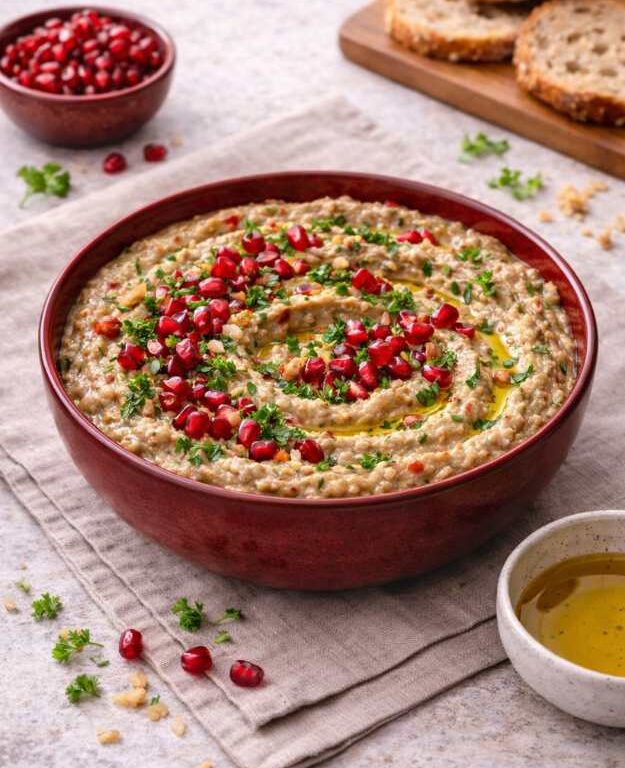 Auberginen-Paprika-Dip – Cremig, aromatisch & orientalisch