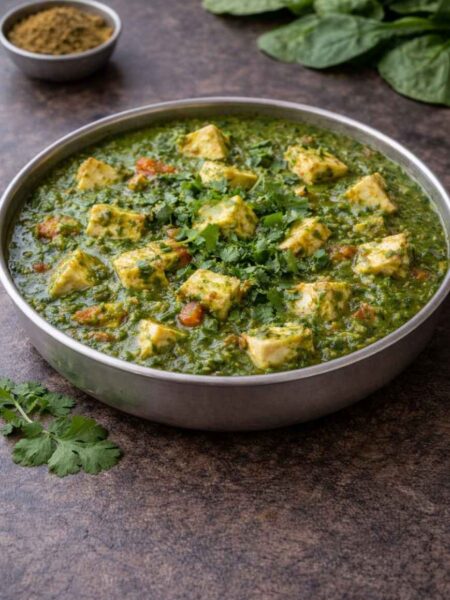 Palak Paneer – Cremiges Spinat-Paneer-Curry