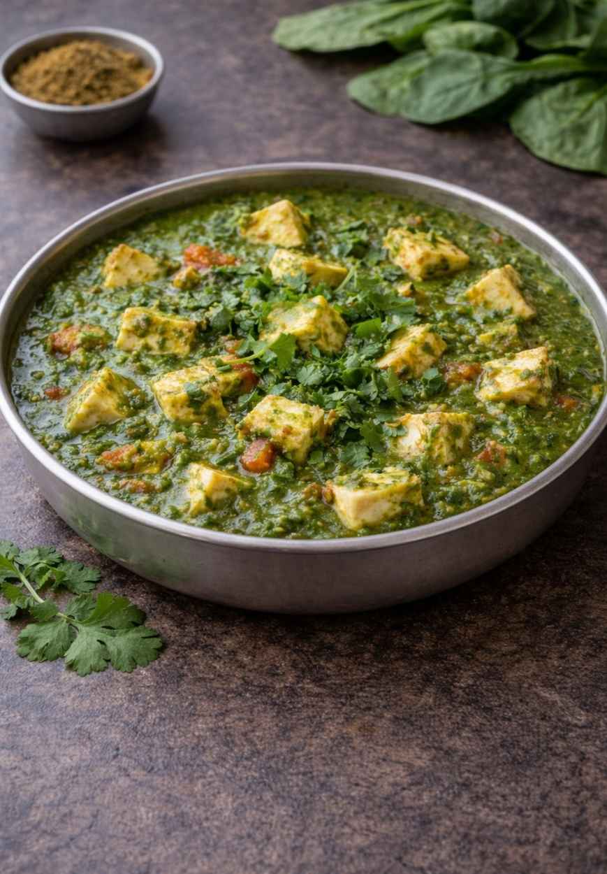 Palak Paneer – Cremiges Spinat-Paneer-Curry