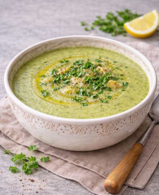 Spinat-Kartoffel-Suppe – Cremig, gesund & einfach gemacht