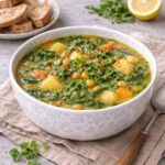 Spinat-Kichererbsen-Suppe – sättigend & einfach gemacht