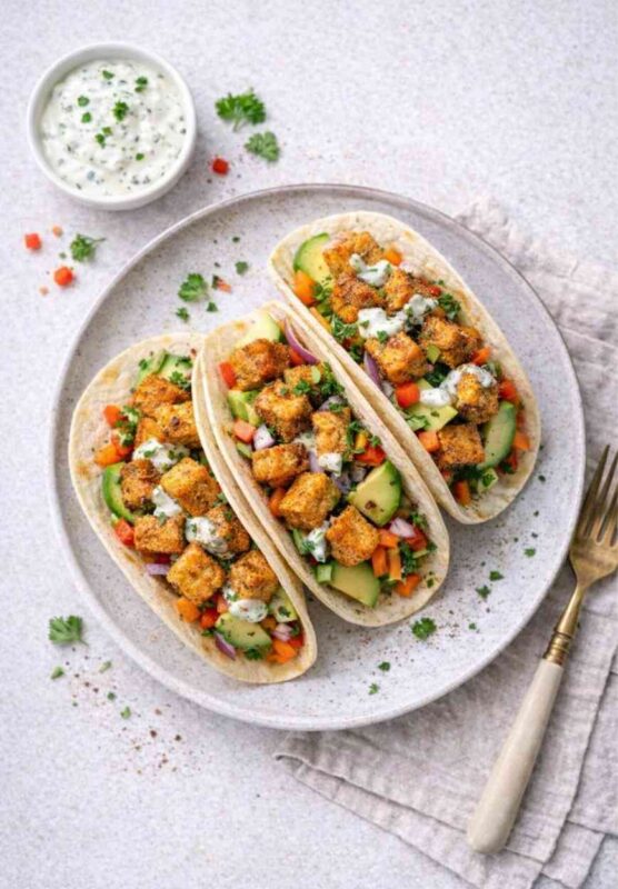 Tofu-Tacos- Rezept – einfach & lecker
