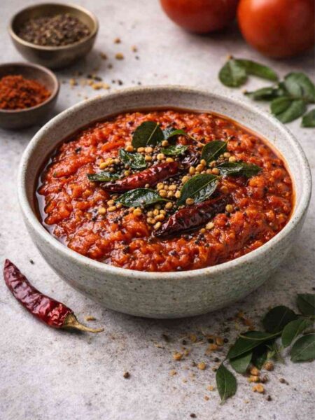 Tomaten Chutney – Rezept (Tamatar Chutney)