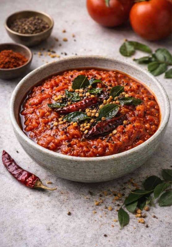 Tomaten Chutney – Rezept (Tamatar Chutney)