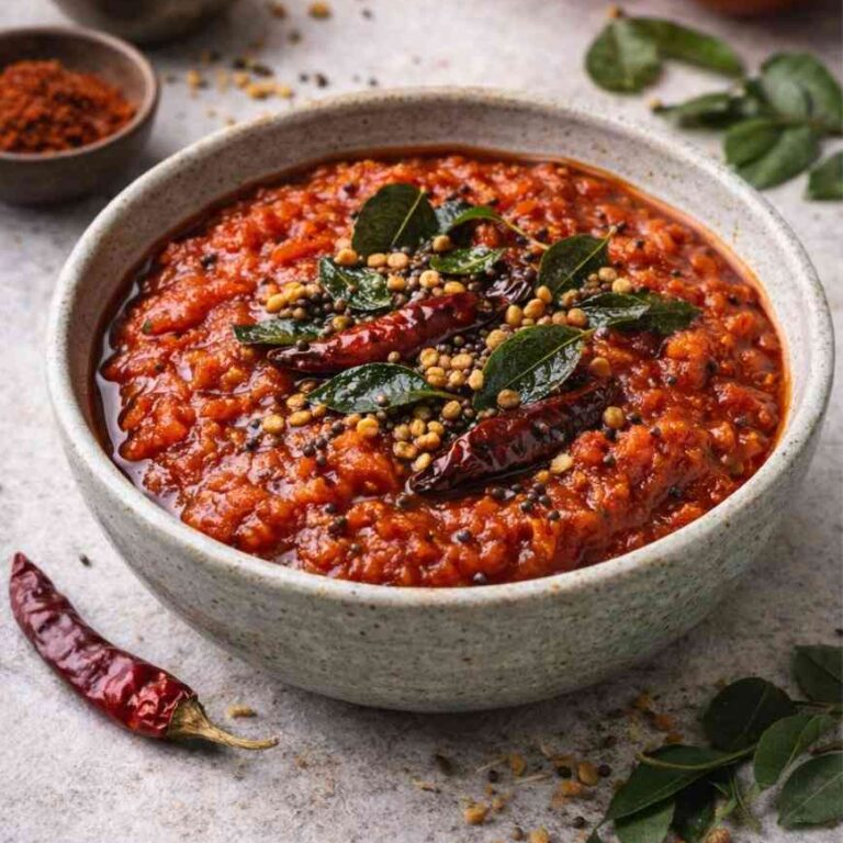 Tomaten Chutney – Rezept (Tamatar Chutney)