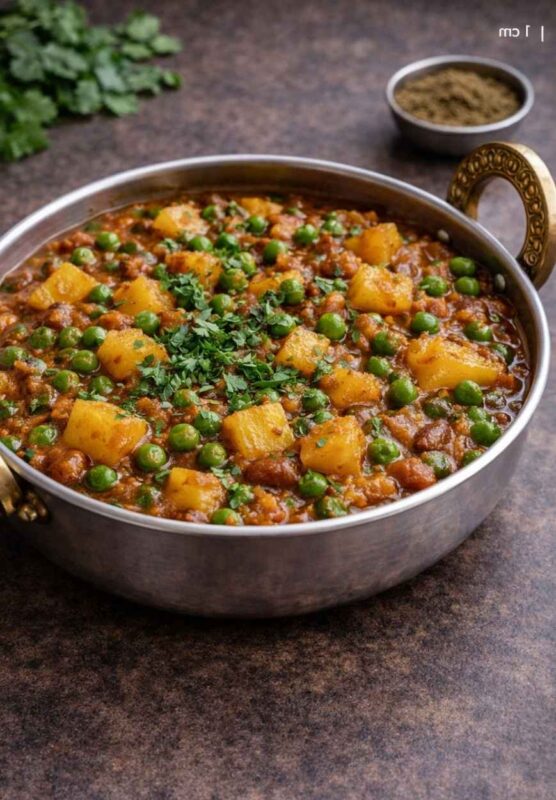 Aloo Matar – Mildes Kartoffel-Erbsen-Curry