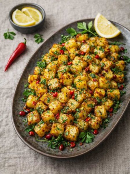 Batata Harra – Würzige Kartoffel-Pfanne wie im Libanon