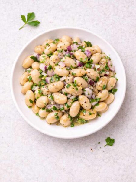 Weiße Bohnen Salat mit Zitrone – Rezept
