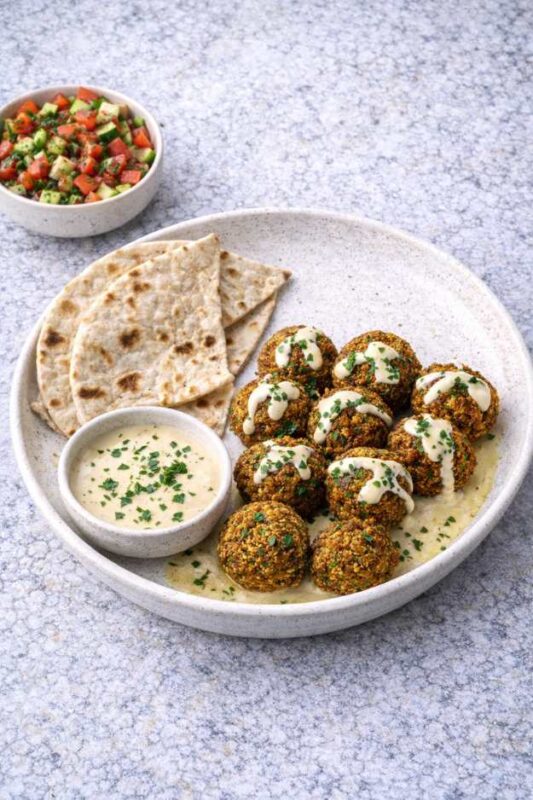 Falafel – Knusprige Kichererbsenbällchen wie im Orient