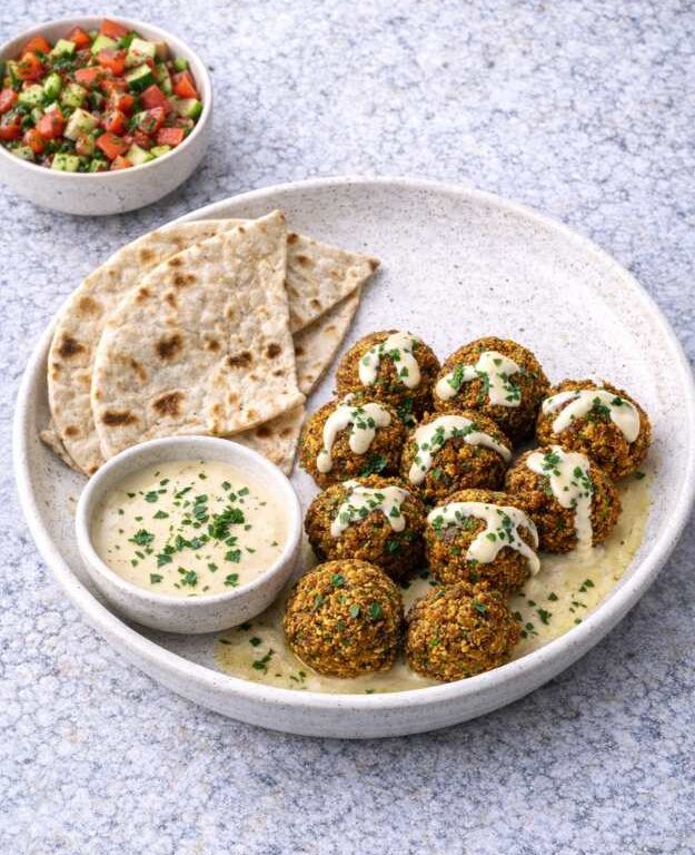 Falafel – Knusprige Kichererbsenbällchen wie im Orient