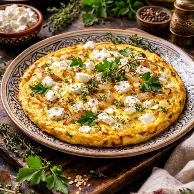 Omelett mit Feta – Rezept mit frischen Kräutern