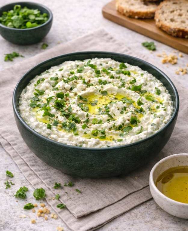 Feta-Basilikum-Dip – Cremig, frisch & in 5 Minuten fertig
