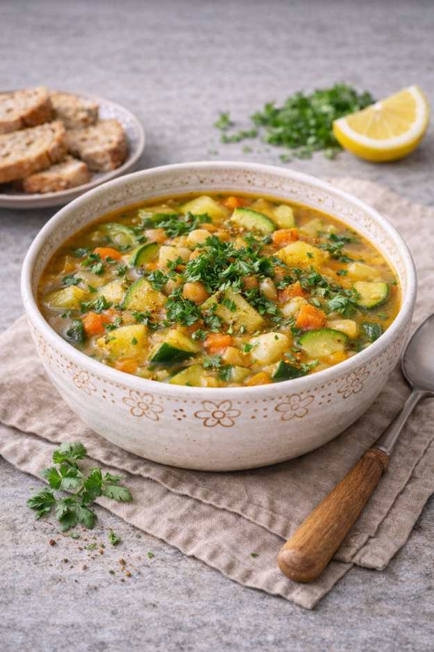 Orientalische Gemüsesuppe – Gesund, würzig & einfach gemacht